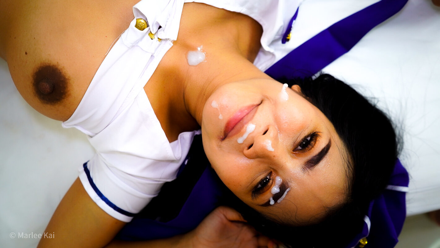 Exciting amateur Asian Brunette Cumshot Cum porn Marlee Kai (@marleekai)