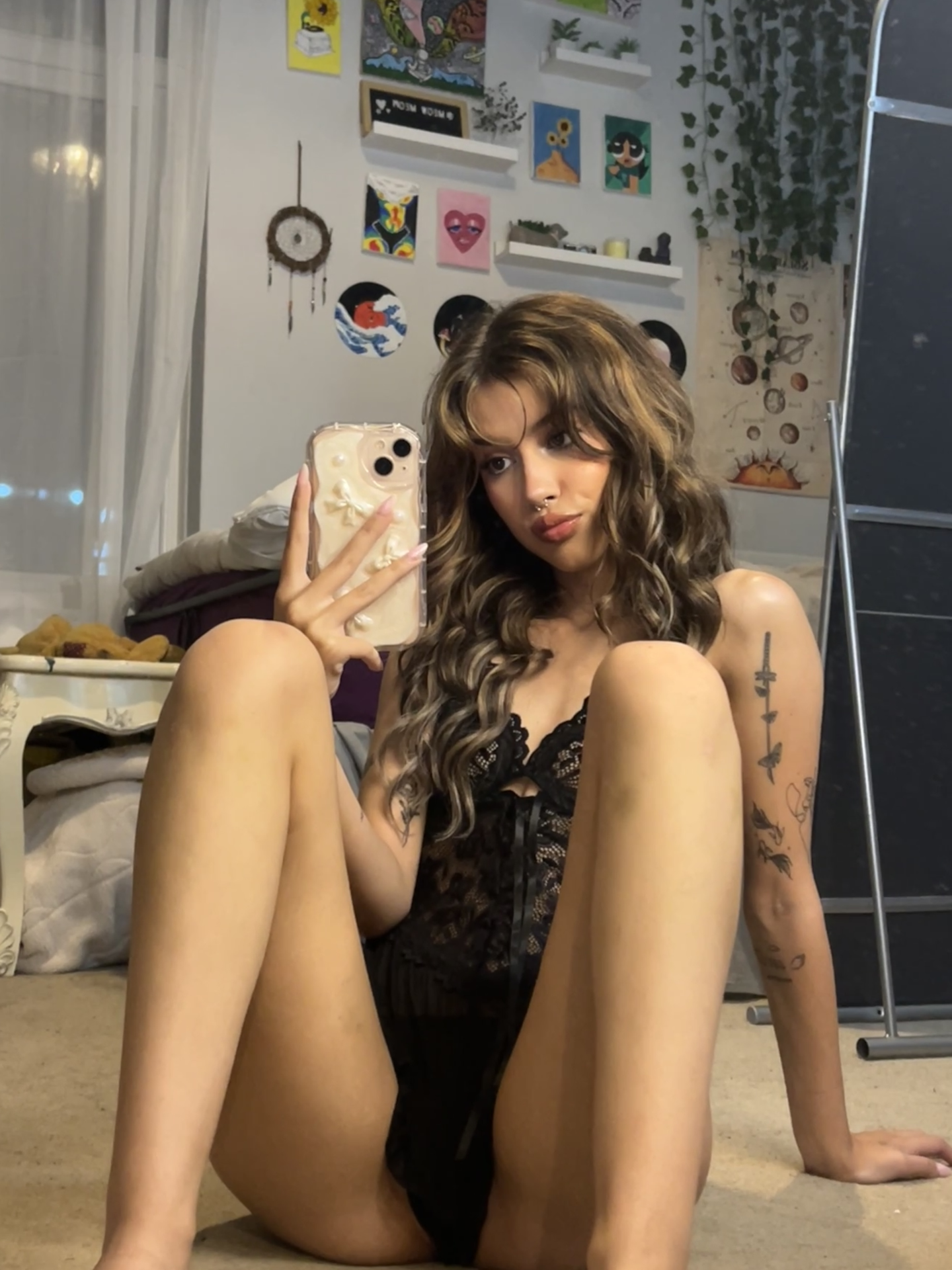 Exciting amateur Brunette Lingerie Lipstick porn OnlyFans Leak (@onlyfans-leak)