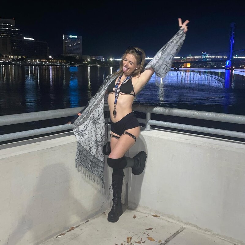 Exciting amateur Blonde Boots Festival porn puddin ✨ (@manicpixie.dreamgirl)