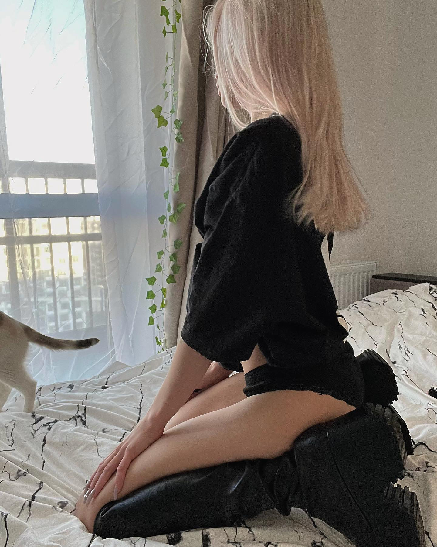 Exciting amateur Boots Beautiful Bed From Below porn HotiFy (@hotify)
