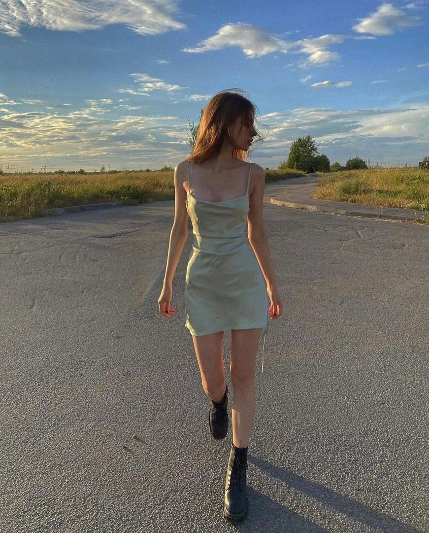 Exciting amateur Boots Dress Outdoor porn HotiFy (@hotify)