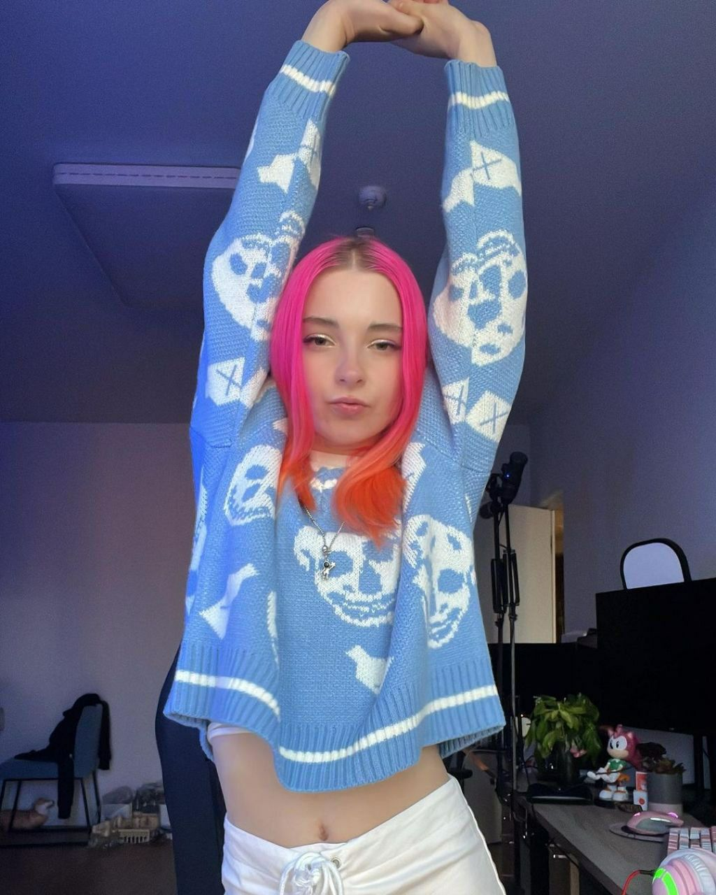 Exciting amateur Female Long Hair Pink Hair porn HotiFy (@hotify)