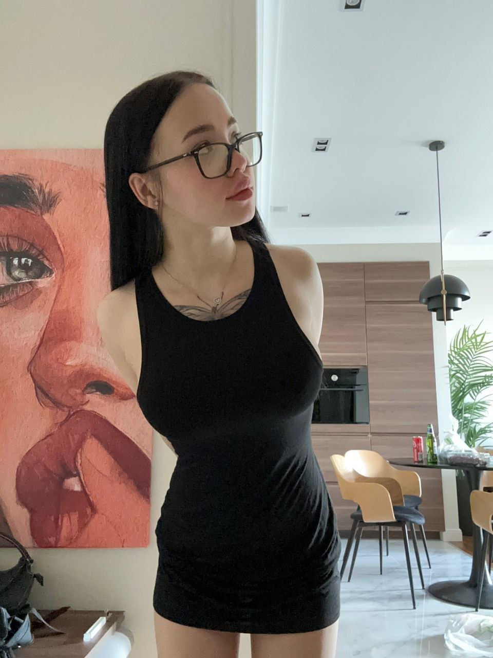 Exciting amateur Dress Glasses Long Hair Slim porn HotiFy (@hotify)