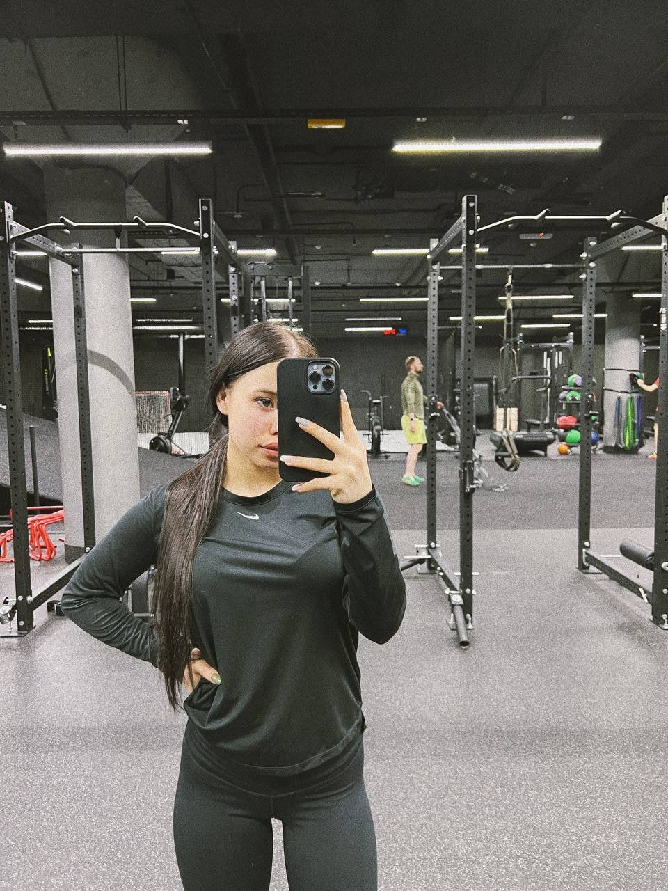 Exciting amateur Female Gym Long Hair porn HotiFy (@hotify)