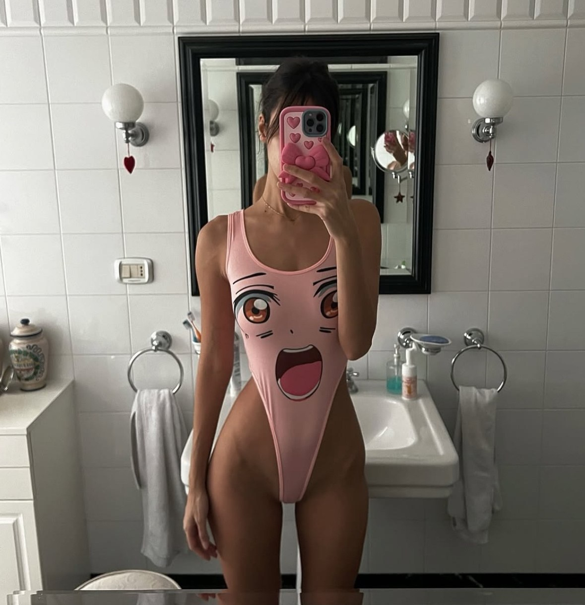 Exciting amateur Bathroom Bodysuit Bangs porn HotiFy (@hotify)