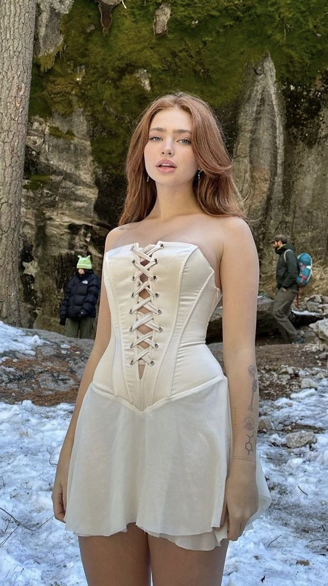 Exciting amateur Corset Dress Female Long Hair porn HotiFy (@hotify)