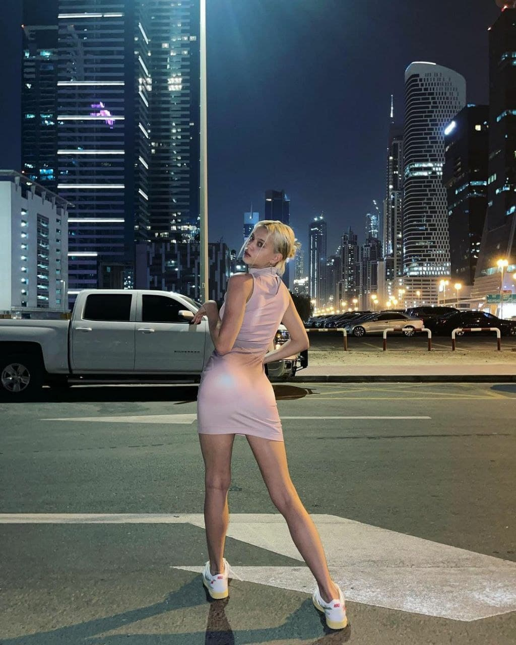 Exciting amateur Dress Long Legs Model Outdoor porn HotiFy (@hotify)