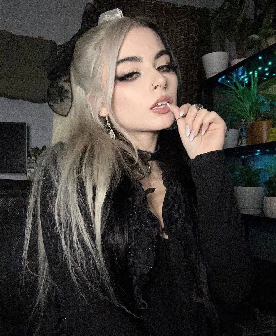 Exciting amateur Blue Hair Cute Goth porn HotiFy (@hotify)
