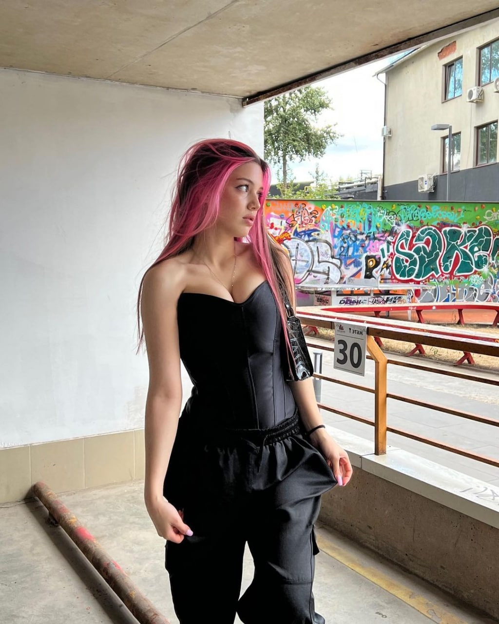 Exciting amateur Black Corset Female Long Hair porn HotiFy (@hotify)